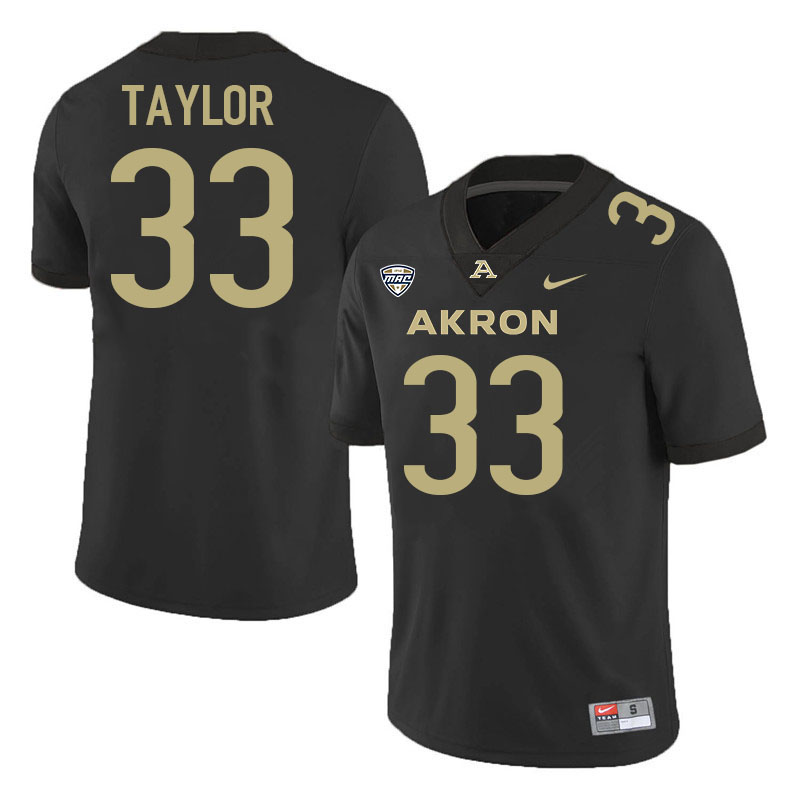 Jason Taylor Akron Zips Jersey,University Of Akron #33 Jason Taylor Jersey Youth-Black